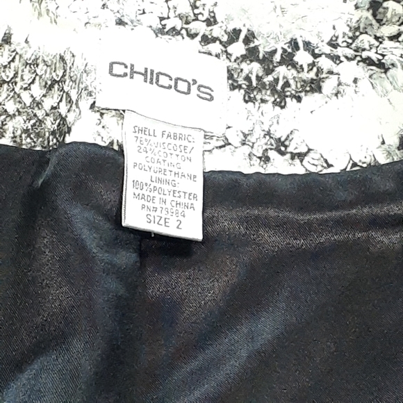Chico's Faux Leather Snakeskin Vest Size 2 (Medium 12) - Picture 4 of 5